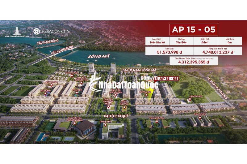 HERAGON CITY – NAM NGẠN. GIÁ ĐỢT 1. ĐẤT NỘI ĐÔ CUỐI CÙNG.