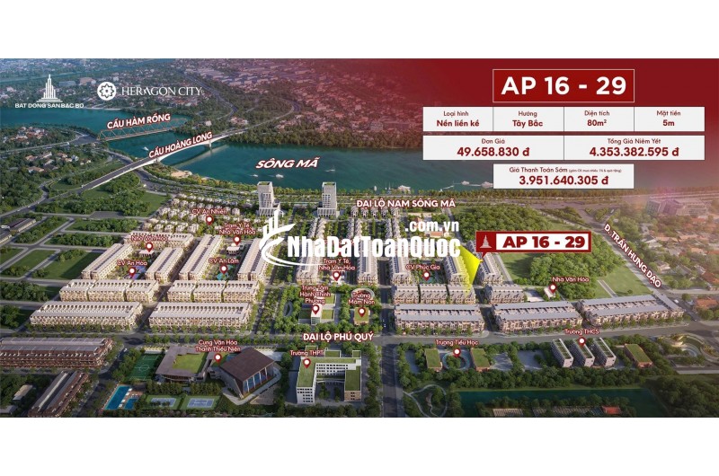 HERAGON CITY – NAM NGẠN. GIÁ ĐỢT 1. ĐẤT NỘI ĐÔ CUỐI CÙNG.