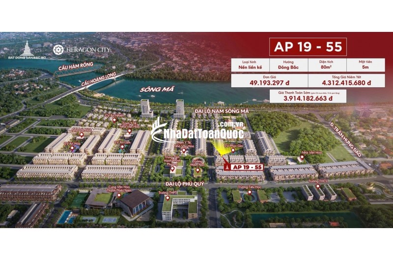 HERAGON CITY – NAM NGẠN. GIÁ ĐỢT 1. ĐẤT NỘI ĐÔ CUỐI CÙNG.