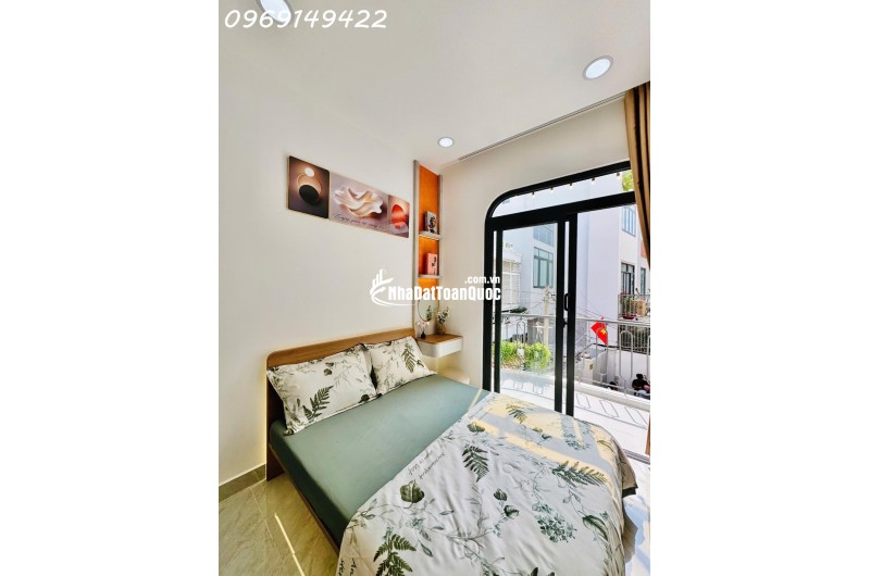 SIÊU PHẨM MỚI ĐẸP 2 MẶT TIỀN HẺM XE HƠI 7 CHỖ TỚI NHÀ -  2 TẦNG - DTSD 50M2. NHỈNH 5TY