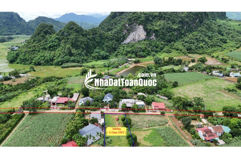  BÁN 3.000m² ĐẤT NGHỈ DƯỠNG KIM BÔI – 1.110m² THỔ CƯ 