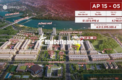 HERAGON CITY – NAM NGẠN. GIÁ ĐỢT 1. ĐẤT NỘI ĐÔ CUỐI CÙNG.
