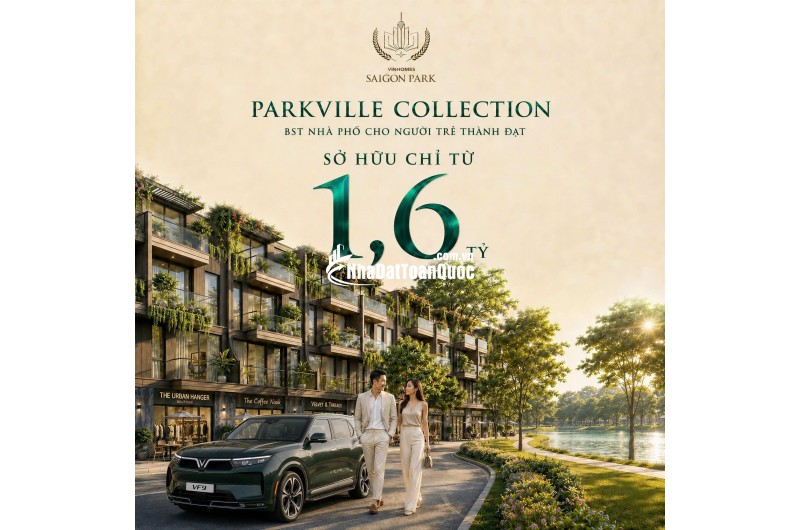 PKD Vinhomes Hóc Môn (vinhomes saigon park) cập nhật T8.2026 với Ưu đãi lên tới 32,5%, chỉ 5,1 tỷ (VAT PBT).