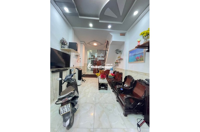 NHÀ 3 TẦNG Q.8 – HẺM XE HƠI TỚI CỬA KHU AN NINH HÀNG XÓM VĂN MINH