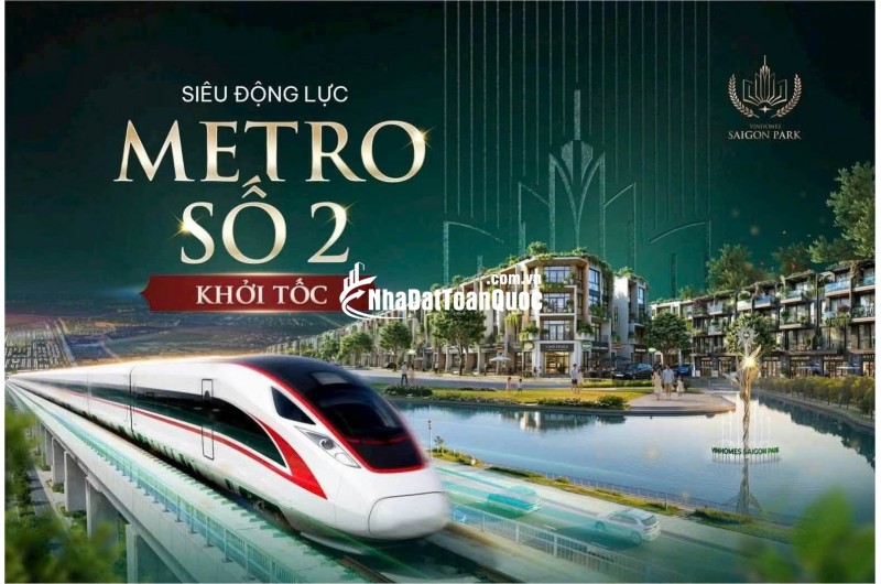 CSBH 26.8.26, nhà phố 4 tầng mặt tiền Vinhomes Saigon Park (vinhome hóc môn) chỉ 4T77 (hoàn thêm hơn 250tr)