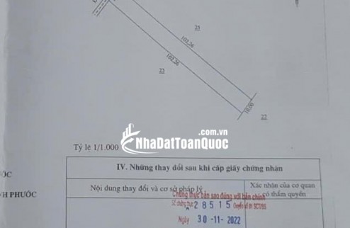 Bán đất Đường Tỉnh 754, xã Lộc Thành Huyện Lộc Ninh tỉnh Bình Phước