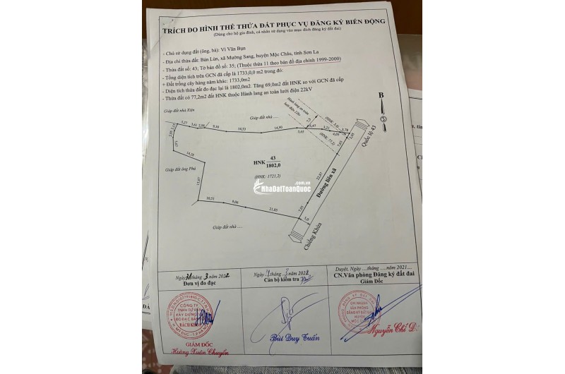  HÀNG HIẾM MỘC CHÂU – QUỸ ĐẤT DIỆN TÍCH LỚN, ĐƯỜNG LIÊN XÃ