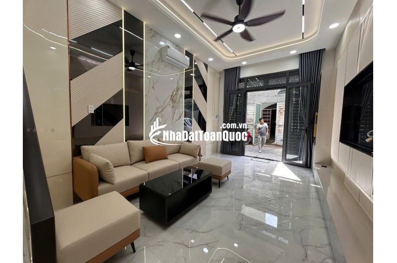 NHÀ MỚI NGAY CHỢ THẠCH ĐÀ – 3PN CÓ 1PN TRỆT – 56,4M² NỞ HẬU – NHÀ MỚI 2 TẦNG – 5,98 TỶ!
