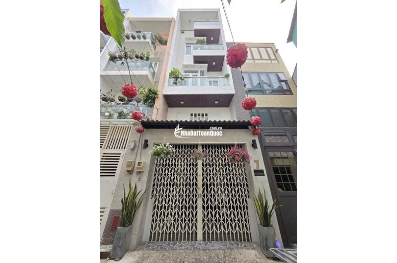 5,68 TỶ SỞ HỮU NHÀ MỚI 4 TẦNG – 2 MẶT HẺM XE HƠI NGAY QUANG TRUNG!