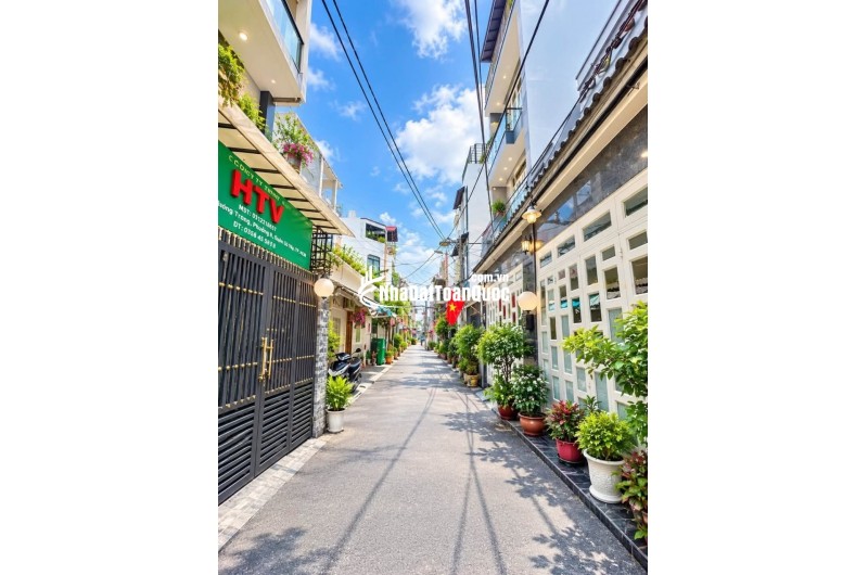 5,68 TỶ SỞ HỮU NHÀ MỚI 4 TẦNG – 2 MẶT HẺM XE HƠI NGAY QUANG TRUNG!