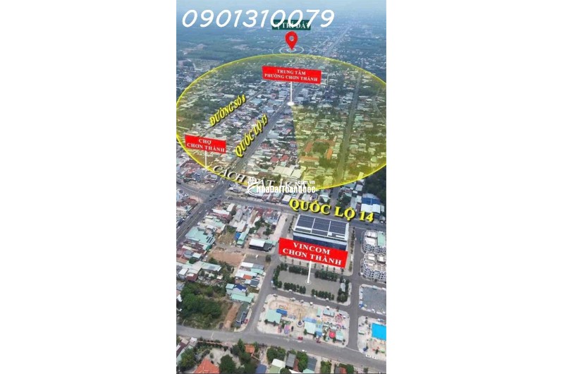 680tr cặp đất xây trọ 550m2 KCN Minh Hưng