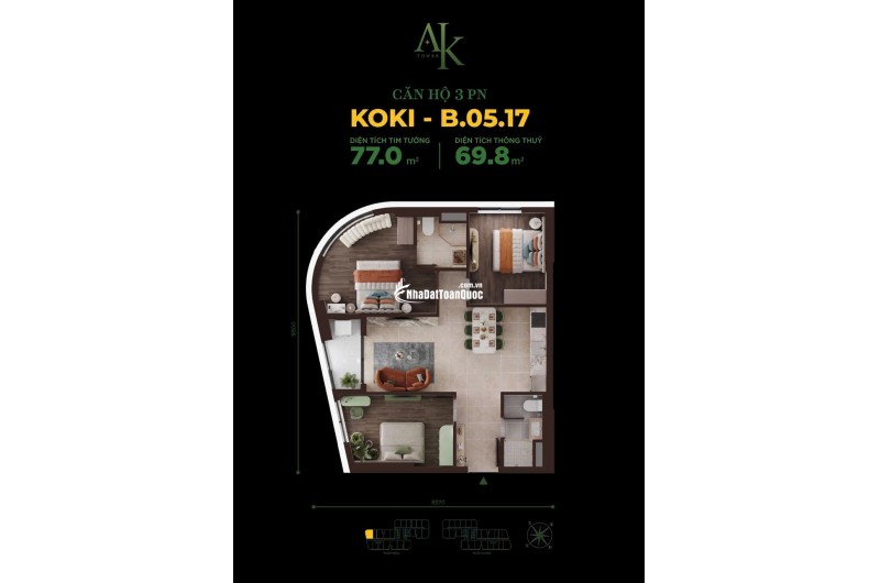 Cập nhật tiến độ A&K Tower đã lên tới tầng 12, đang giữ chỗ dợt mới: 1 tỷ 690/ căn (chưa trừ ưu đãi)
