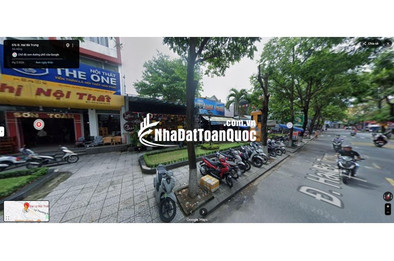 BÁN 564,6 M2 ĐẤT MẶT TIỀN ĐƯỜNG HAI BÀ TRƯNG – PHƯỜNG HỘI AN – LH:0915437069.
