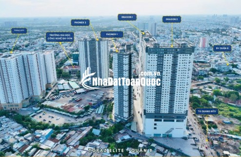 BÁN GẤP CĂN HỘ TOPAZ ELITE - QUẬN 8 - 2PN2WC - 60M2 - 3.65 TỶ. LH:0939905717.