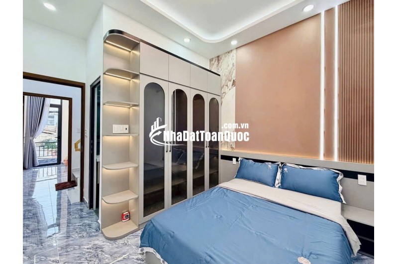 Nhà Huỳnh Tấn Phát 3 tầng, 4PN , mới xây 100% , ngang 5m, full nội thất đẹp, chỉ nhỉnh 4 tỷ, phù hợp gia đình đông thành viên