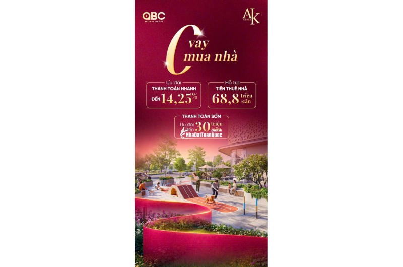 MUA AK TOWER ĐÚNG THỜI ĐIỂM – RINH IPHONE ĐỎ, ĐÓN TÀI LỘC: 39,8 triệu/m2