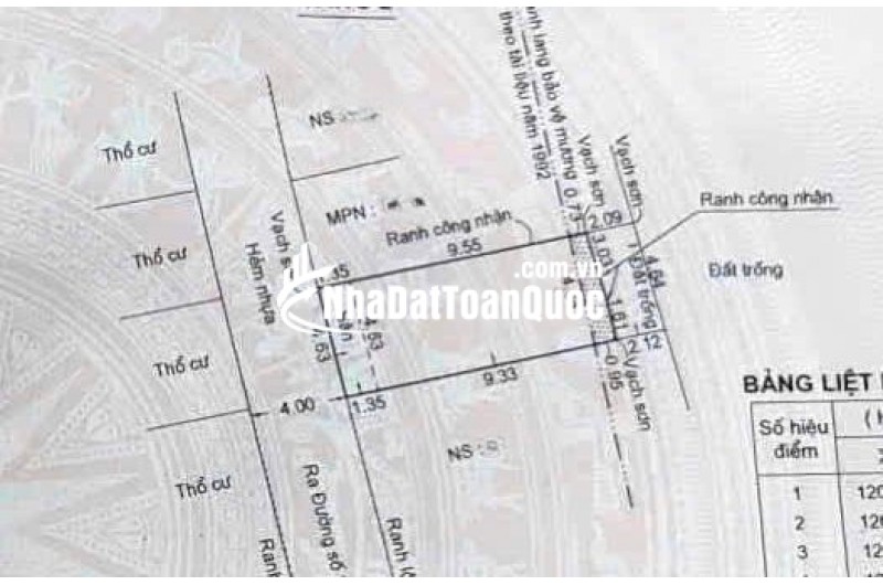 Bán đất đường số 11, phường Hiệp Bình Phước , Quận Thủ Đức