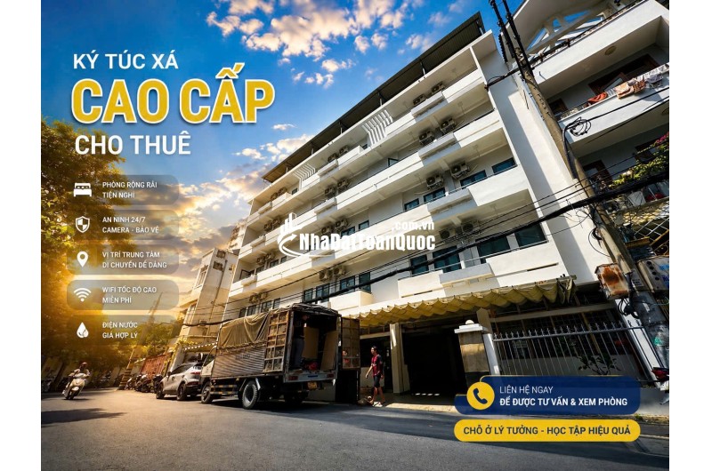 Cho thuê ký túc xá 2tr full mọi chi phí và đồ tại Q1