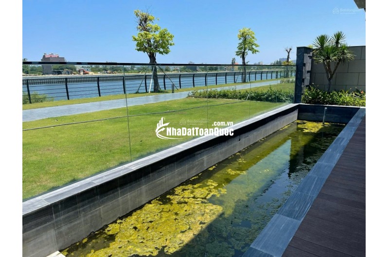 Bán biệt thự ven sông khu đô thị Phú Mỹ An, Đà Nẵng diện tích 300m², 0773218937  hồ bơi riêng, sàn 349,1m²