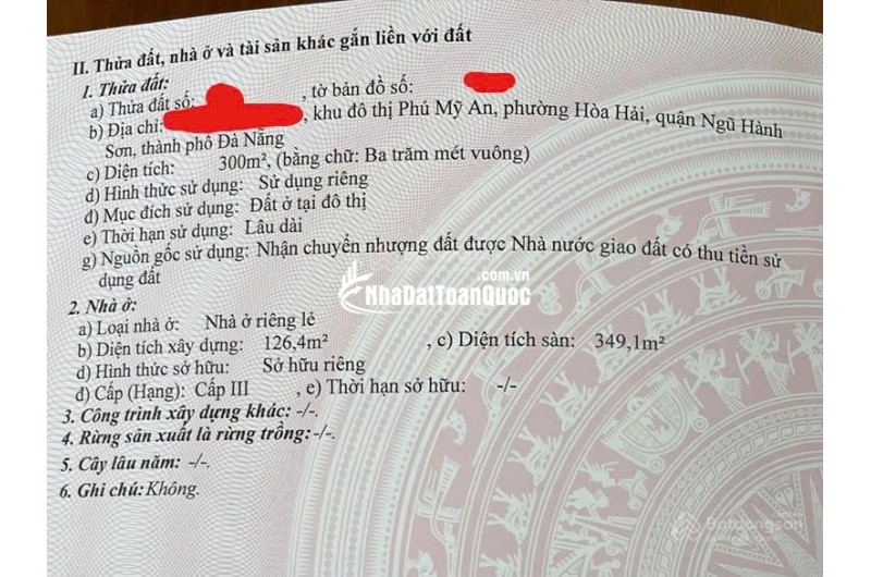 Bán biệt thự ven sông khu đô thị Phú Mỹ An, Đà Nẵng diện tích 300m², 0773218937  hồ bơi riêng, sàn 349,1m²