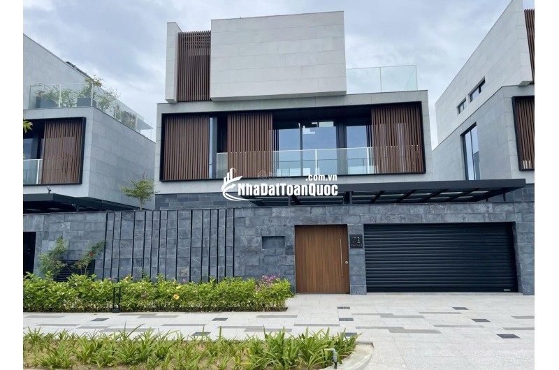 Bán biệt thự ven sông khu đô thị Phú Mỹ An, Đà Nẵng diện tích 300m², 0773218937  hồ bơi riêng, sàn 349,1m²