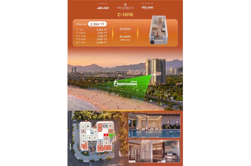 Nhanh tay sở hữu: CĂN HỘ THE CAMELLIA ĐÀ NẴNG - BÁN ĐẢO SƠN TRÀ CHỈ TỪ 1.9TỈ/CĂN LH:0775671352