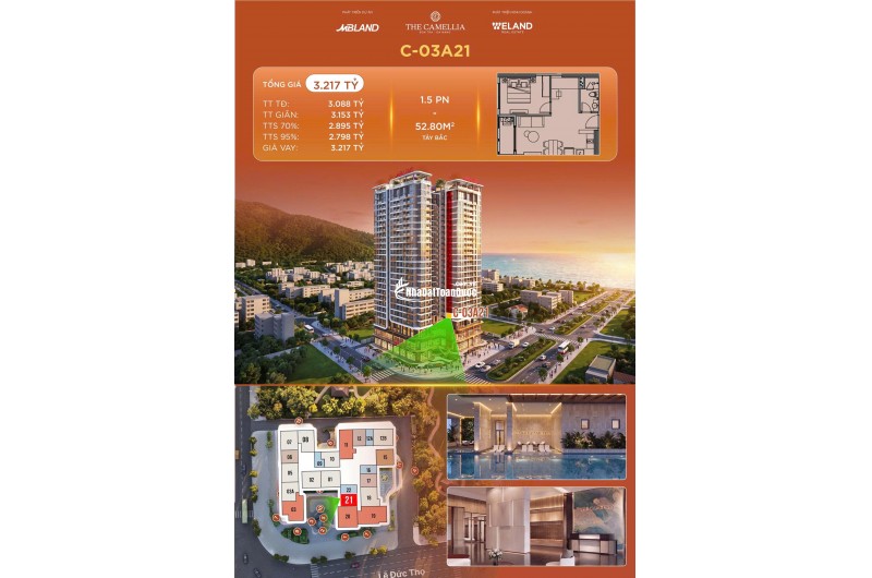 Nhanh tay sở hữu: CĂN HỘ THE CAMELLIA ĐÀ NẴNG - BÁN ĐẢO SƠN TRÀ CHỈ TỪ 1.9TỈ/CĂN LH:0775671352