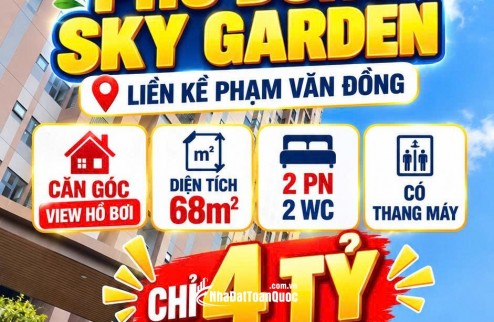 Bán căn góc CC Phú Đông Sky Garden Phạm Văn Đồng 68m2 2PN Sổ sẵn 4tỷ