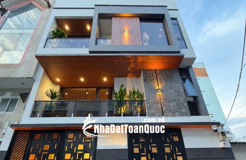 Bán nhà 4T đẹp lung linh đẳng cấp, mới xây, đường Lý Phục Man, hẻm xe hơi, giá nhỉnh 13 tỷ