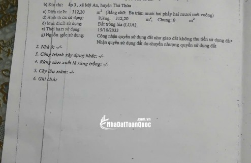 Bán đất mặt tiền QL62 Long An (cũ) TDT 666.9m2